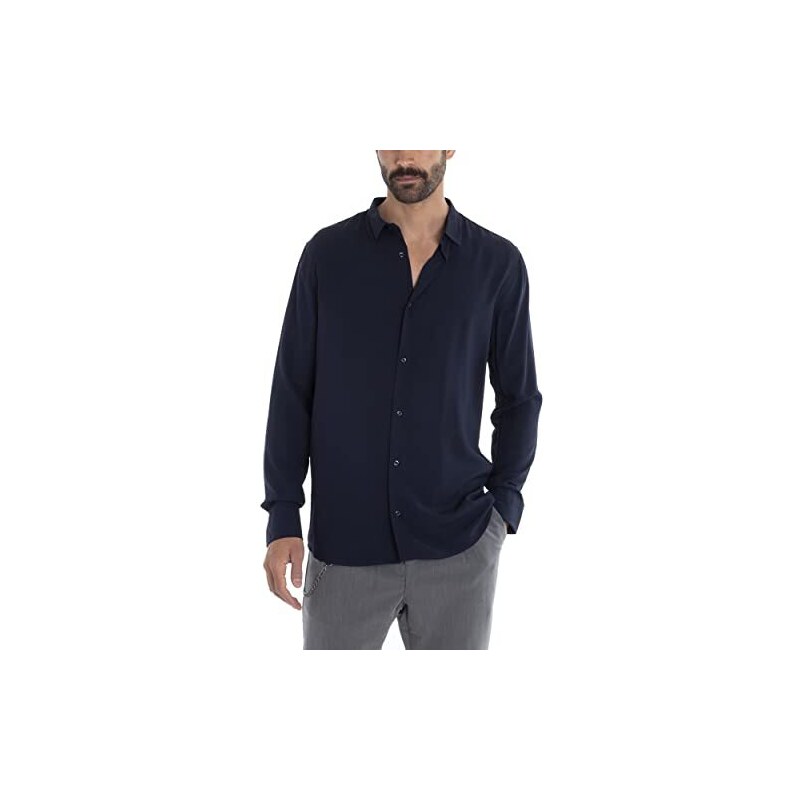 Set 3 PZ Camicia Alta Sartoria (S - Bianco Blu Celeste) Casual, Moderno, Elegante - Foto 7