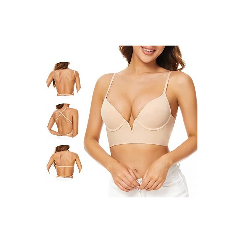 Reggiseno Sportivo Donna Neckholder - Schiena Scoperta, Imbottito, Per Yoga E Fitness - Foto 13