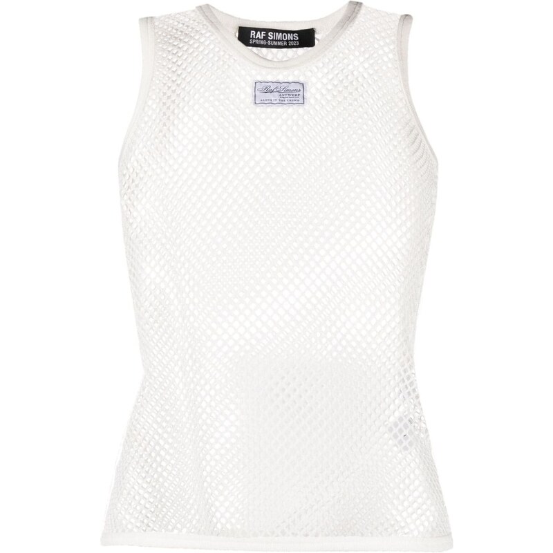 Raf Simons Top girocollo - Bianco