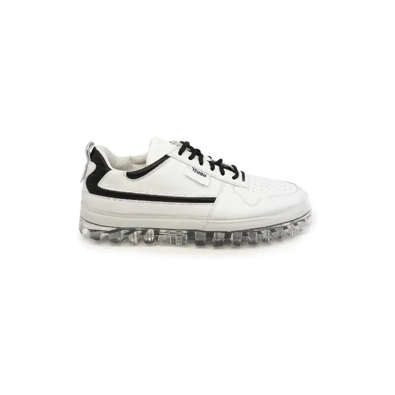 Scarpe Diadora Donna Step P Double Four – Sneakers In Pelle Bianco Nero, Taglia 39 - 2