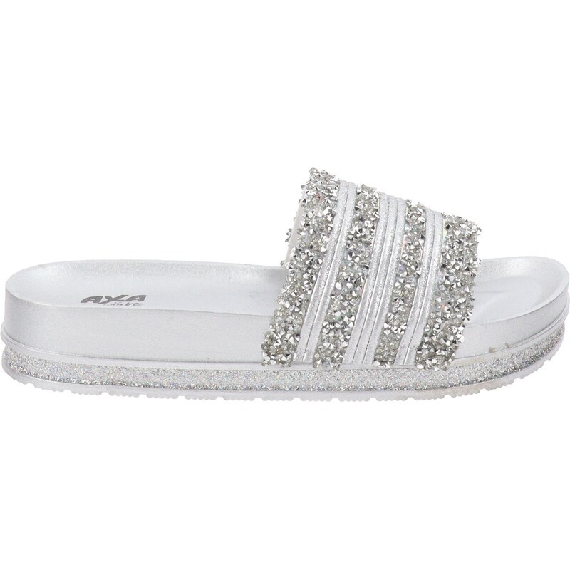 Absolute Footwear Ciabatte Donna Aperte – Design A Righe, Tomaia In Tessuto, Suola Imbottita Leggera, Taglie UK 3-8