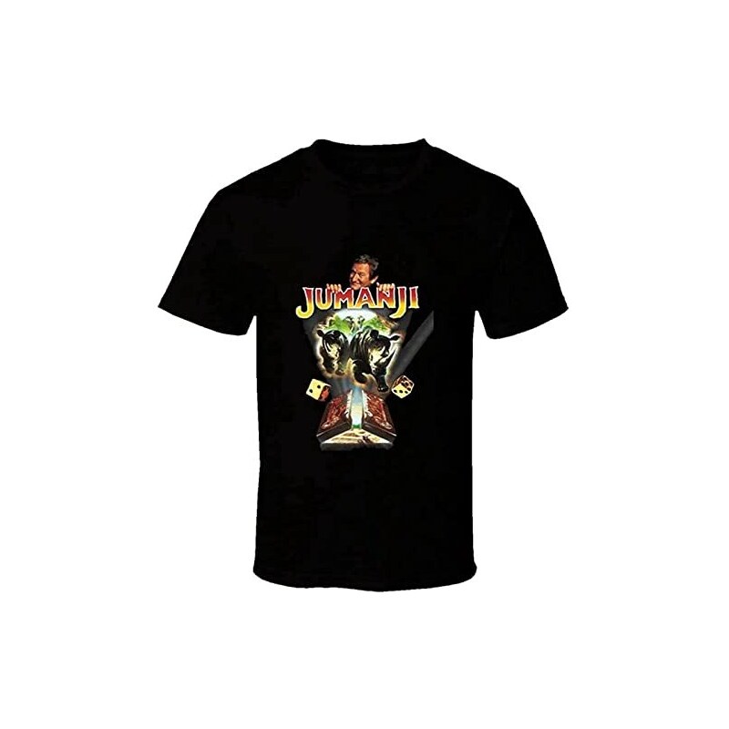 feican Jumanji Robin Williams Retro Adventure Movie Mens T Shirt Size Number XL