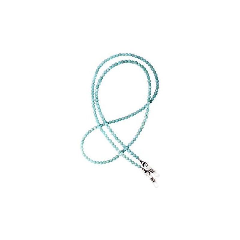 Catena Per Occhiali Con Bottoni In Acrilico Ambra - Anti Perdita Per Occhiali Da Sole E Vista - Foto 3