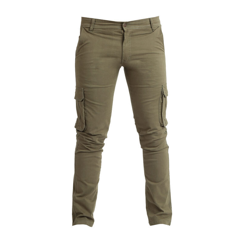 Coveri Collection Pantaloni In Cotone Modello Cargo Da Uomo Casual Verde Taglia 50