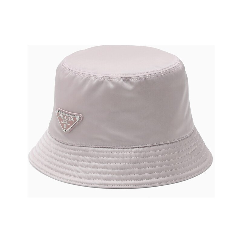 Prada Cappello bucket rosa chiaro in Re-nylon
