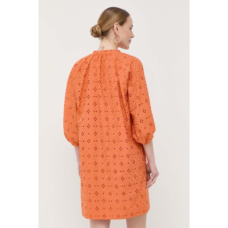 Marella vestito in cotone colore arancione