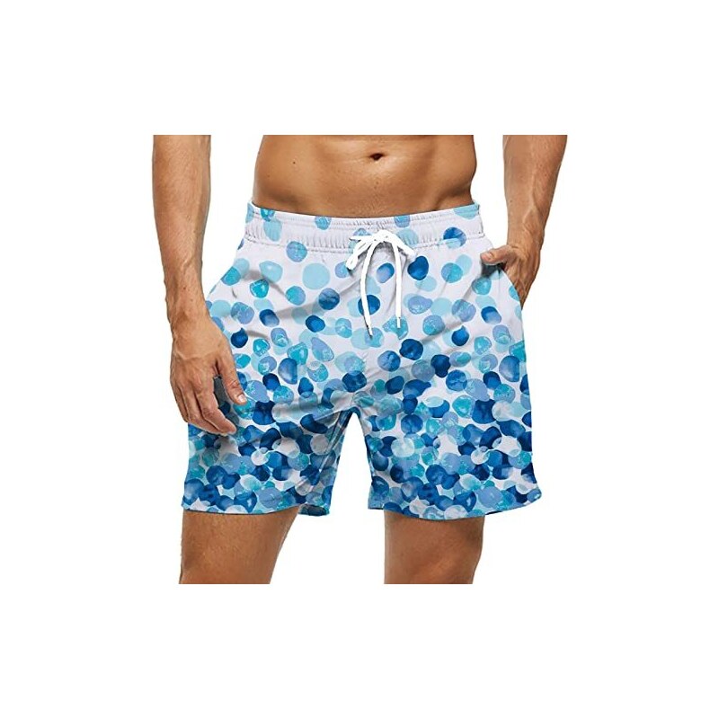 Pantaloncini Da Uomo In Pile - Casual, Per Palestra, Jogging, Fitness, Vita Elastica Regolabile - Foto 9