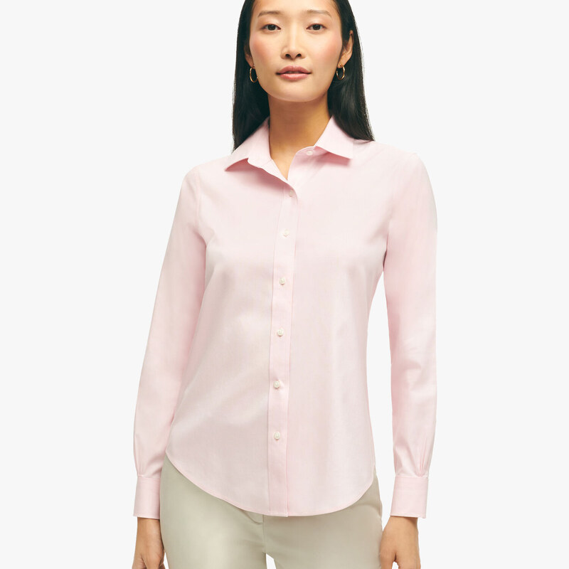 Brooks Brothers Camicia Regular Fit Non-Iron in cotone stretch - female Camicie e T-shirt Rosa 0