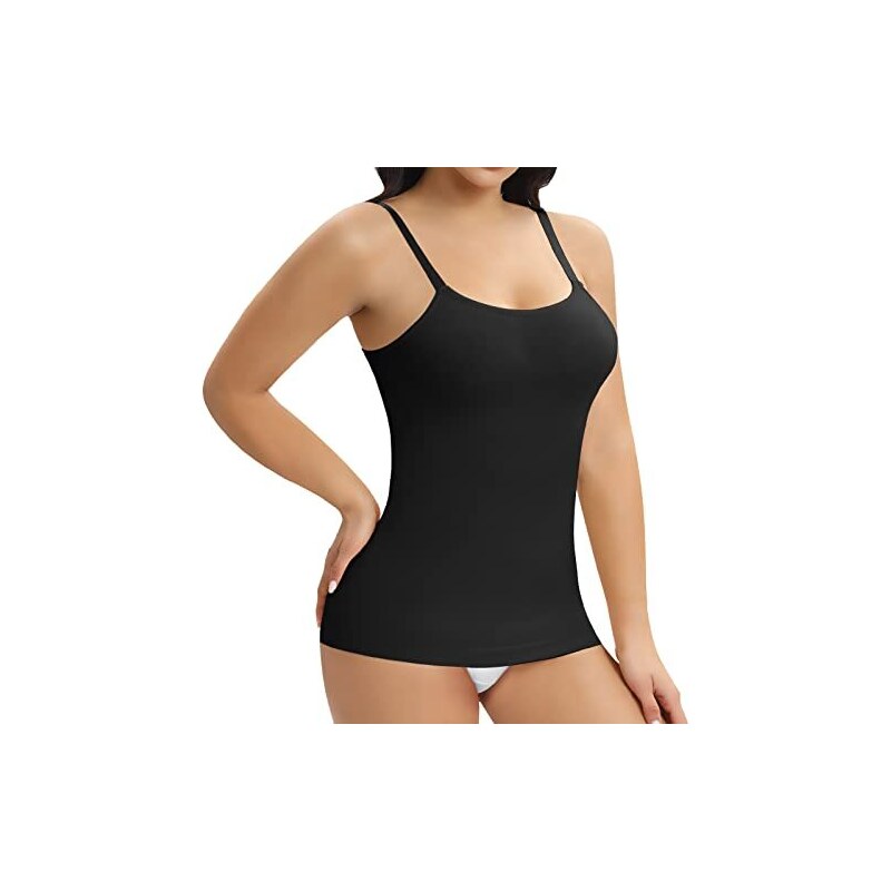 KBRPEY Canotta Donna Estiva in Pizzo Canottiera Elegante Top Corto Crop Top Bustier con Spalline Incrociate Top Sportivo Abbigliamento Estivo Moda