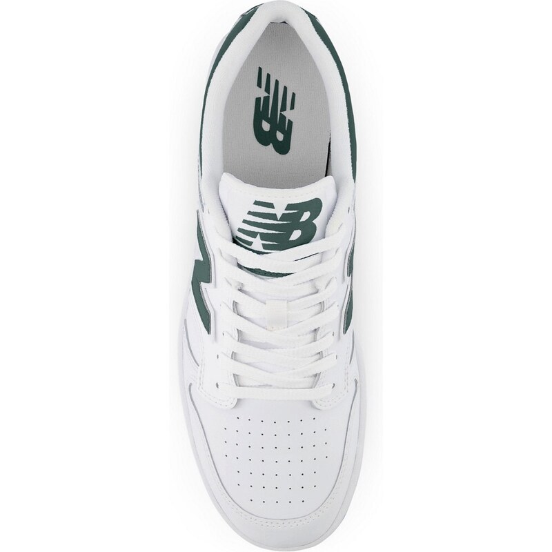 New Balance - 480 - Sneakers bianche e verdi-Bianco