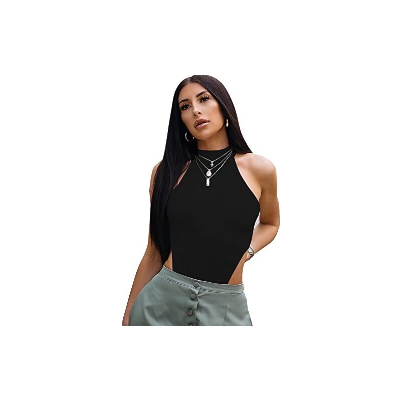 Body Donna Modellante A Collo Alto - Shapewear Elegante, Intimo Contenitivo, Senza Maniche, Per Serate E Quotidiano