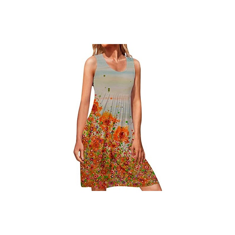 Vestito Donna Bodycon Sexy Con Scollo A V - Abito Corto Senza Maniche Per Party E Cerimonie - Foto 8