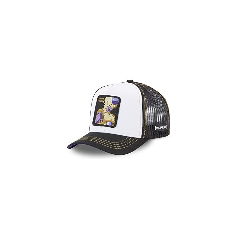 Capslab Cappello Trucker bianco e nero Golden Frieza DBSB1 FRI1 Dragon