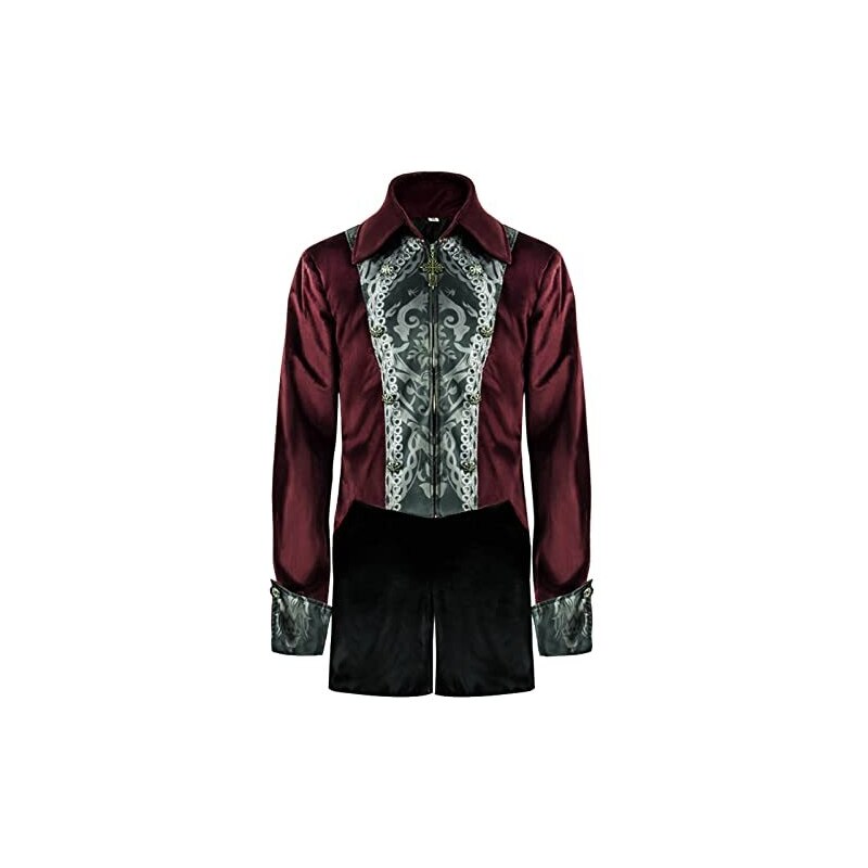 Giacca Uomo Stile Gotico Vittoriano - Rondine, Revers, Da Ringmaster Steampunk