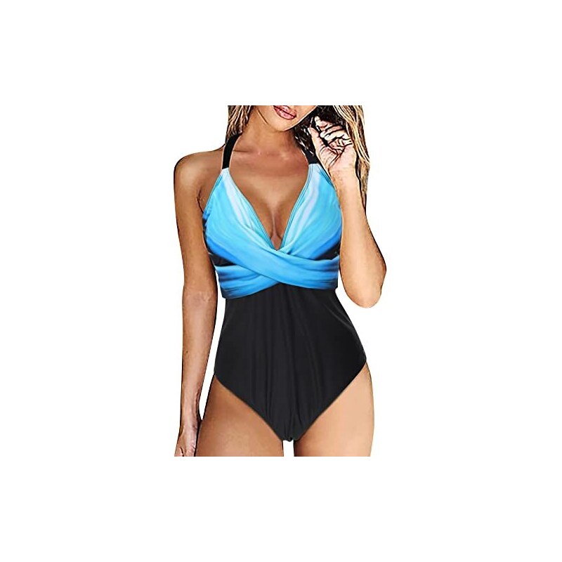 Costume Intero Donna Push-up Sgambato - Bikini Triangolo, Regolabile, Perfetto Per Spiaggia E Piscina - Foto 7