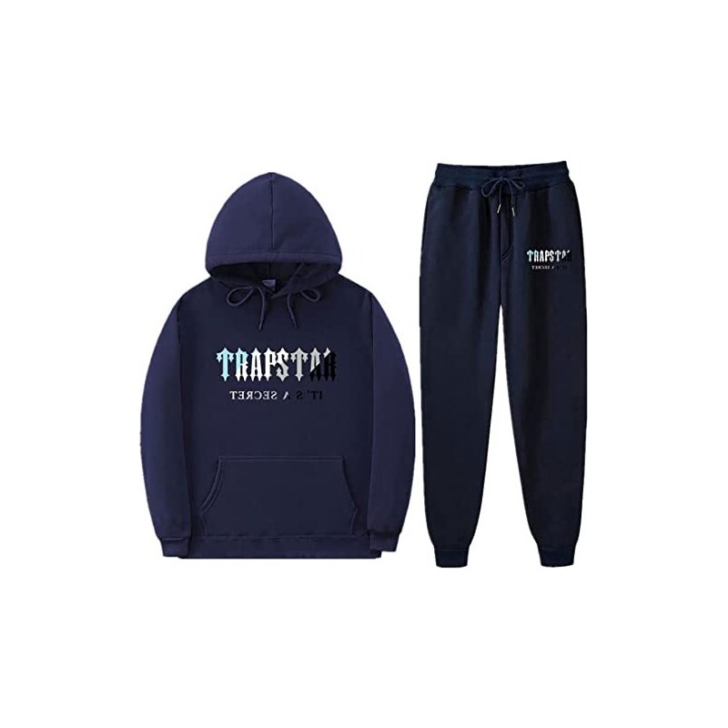 NIUHE Tuta Trapstar London Shooters per Uomo 2 Pezzi Tuta Sportiva