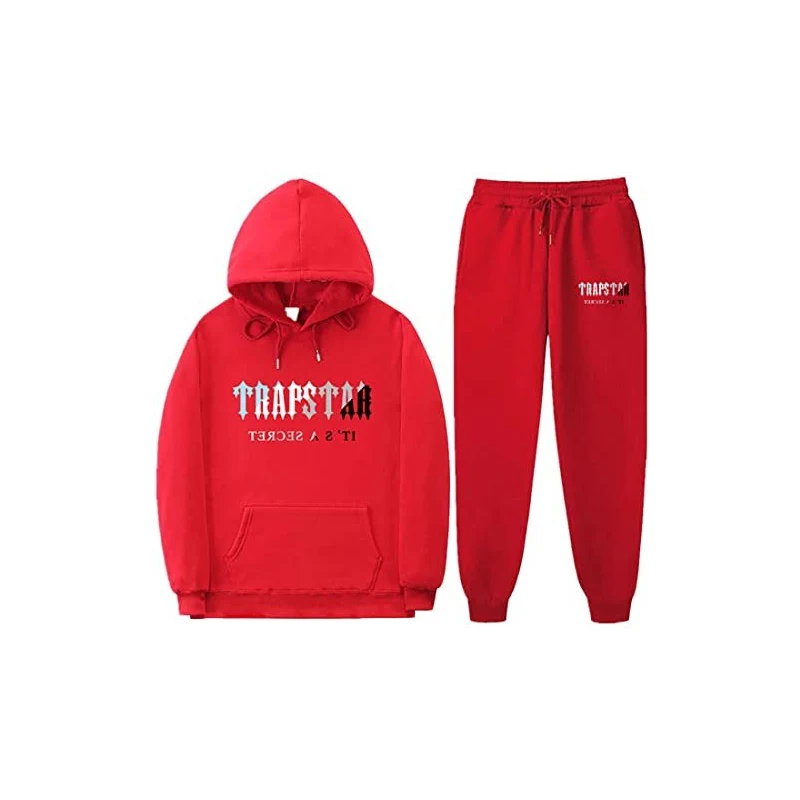 NIUHE Tuta Trapstar London Shooters per Uomo 2 Pezzi Tuta Sportiva