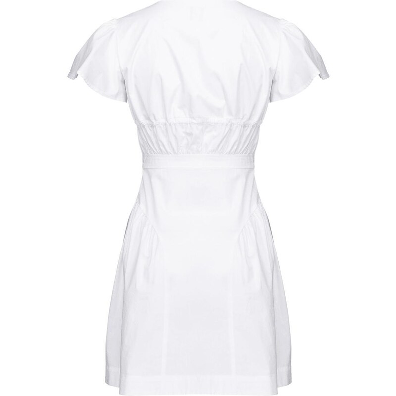 Pinko abito bambina in punto smock nero