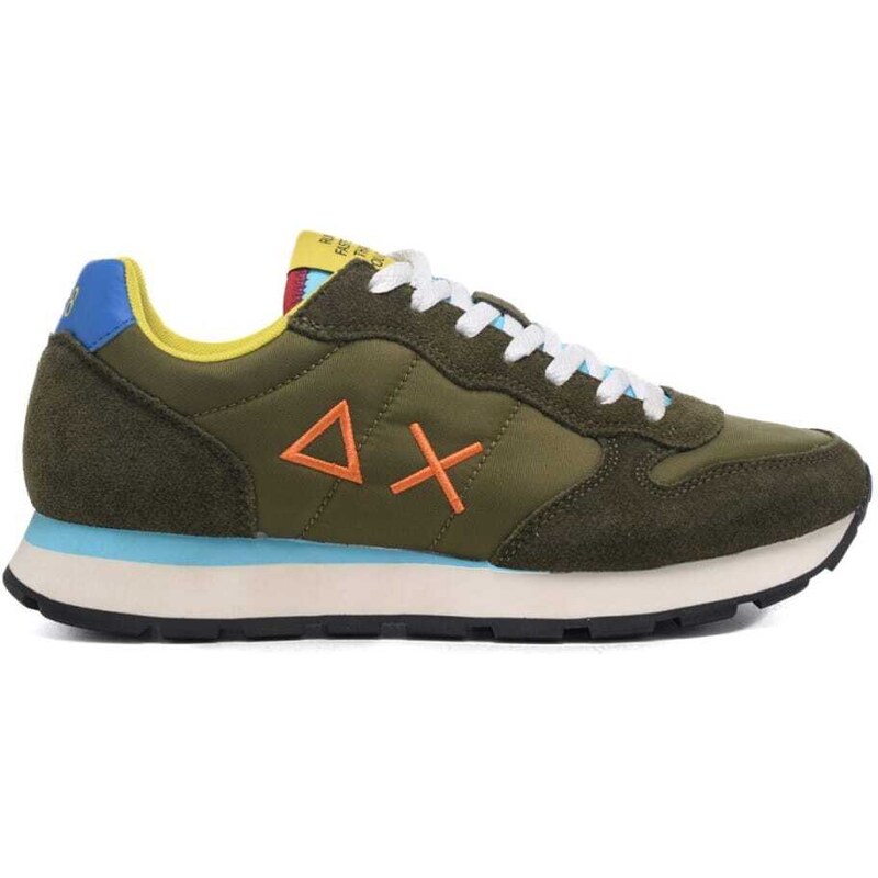 Scarpe Uomo Sun68 Sneakers Tom Classic Colore Militare - Z43104 a