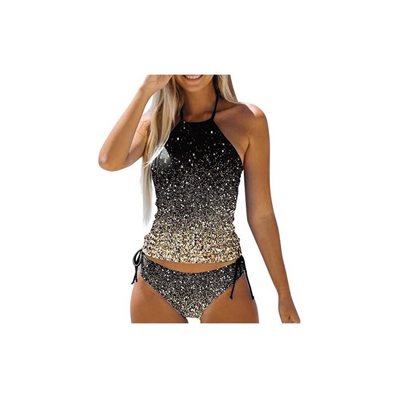 Bikini Donna Vita Alta A Stampa – Costume Perizoma E Slip Brasiliano, Tanti Modelli - copertina