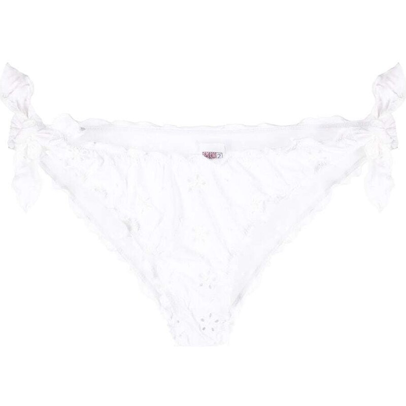 MC2 Saint Barth Slip bikini in pizzo sangallo - Bianco