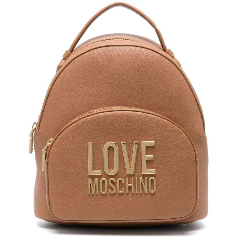 Love Moschino Zaino con placca logo Marrone Stileo.it