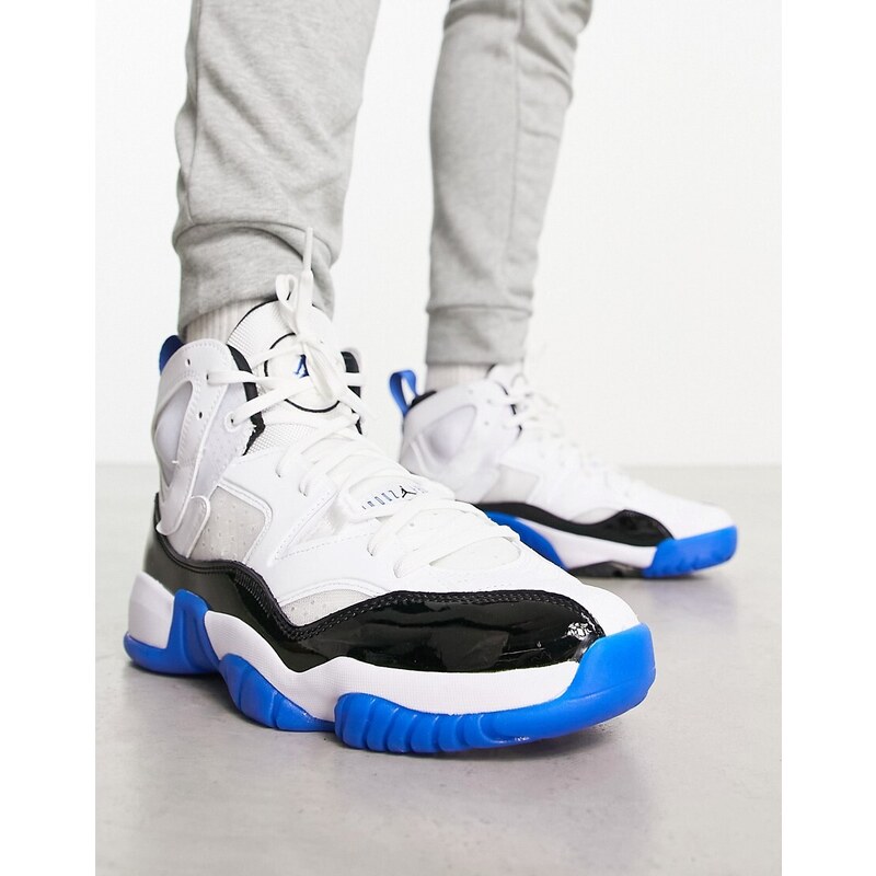 Jordan - Jumpman Two Trey - Sneakers bianche e blu-Bianco