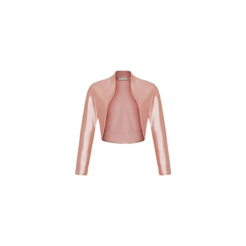 Wizland Giacca Rosa Pink Lady Per Costume Anni '50 - Raso Con Sciarpa E Occhiali, Taglie Donna S-XXL