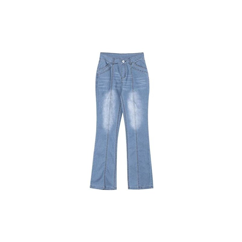 M17 Jeans Skinny Donna Vita Alta Elasticizzati - Pantaloni In Cotone Con Tasche E Chiusura Zip