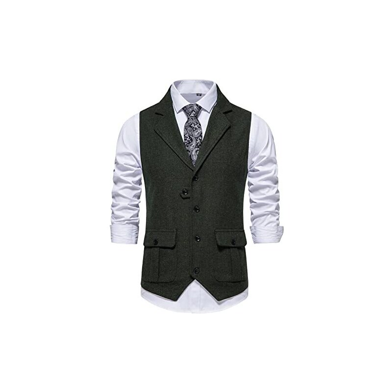 Trachtenweste Herren Slim Fit - Elegante Oktoberfest Weste Für Hochzeit & Feste