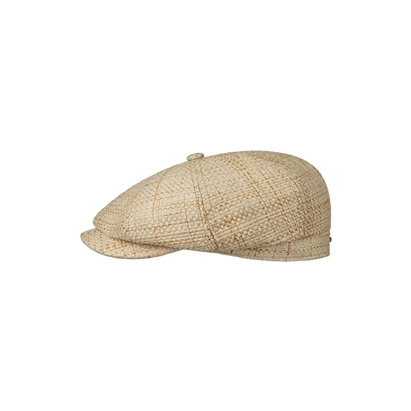 Stetson Coppola Waterdrop Donna - Made in The EU Cotton cap Cappello Piatto Berretto Lino con Visiera, Visiera Estate Primavera/Estate