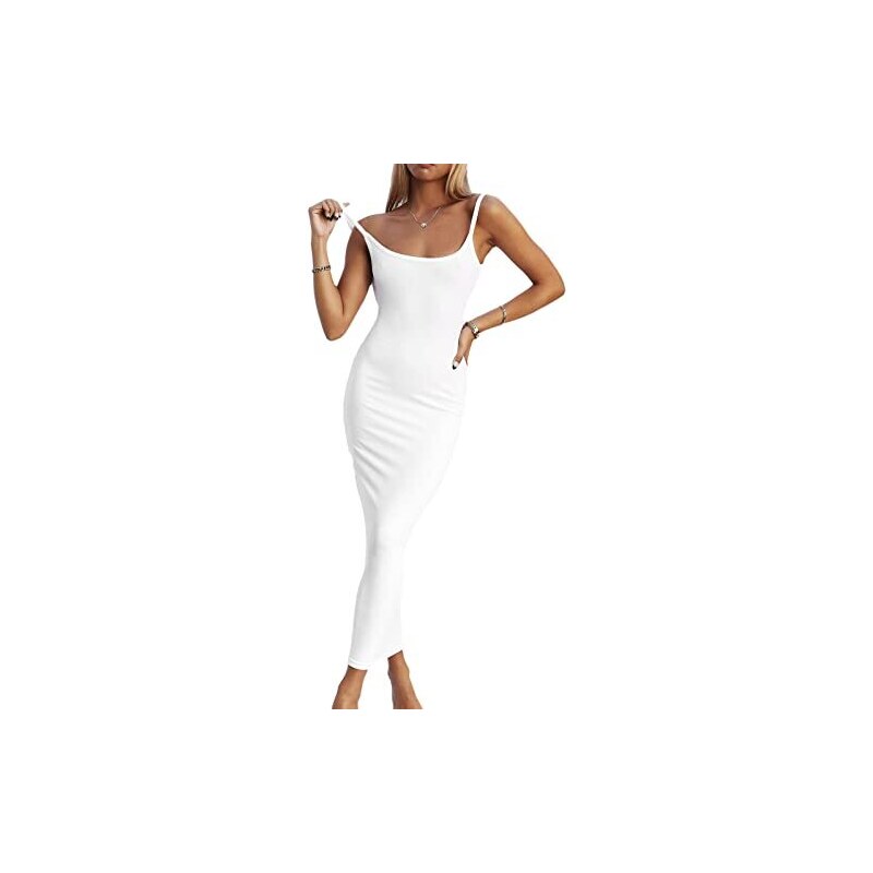 Loalirando Abito Lungo Donna Vestito Trasparente Donna Abito Elegante Senza Manica Collo Alto Abito in Pizzo Floreale Donna Vintage Vestito da Festa Bodycon da Sera (Nero, L