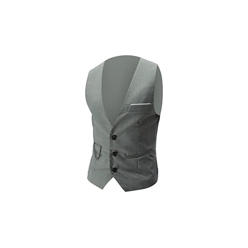 Gilet classico a maglia scollo a V misto lana | | Gilet Uomo Online
