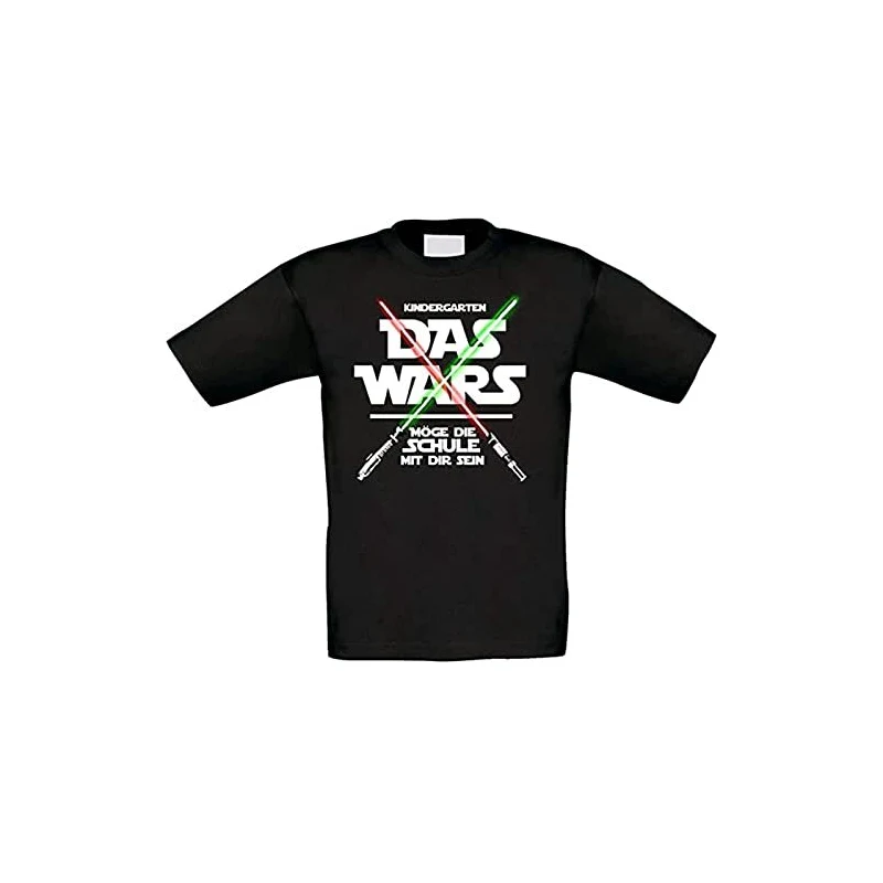 Einschulungs-T-Shirt 'Kindergarten Das Wars - Möge Die Schule Mit Dir Sein' Für ABC-Schützen