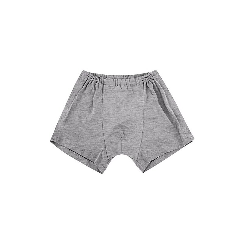 Boxer da uomo in seta di gelso elegante in seta di ghiaccio, di lusso, traspirante, traspirante, senza cuciture, bianco, L