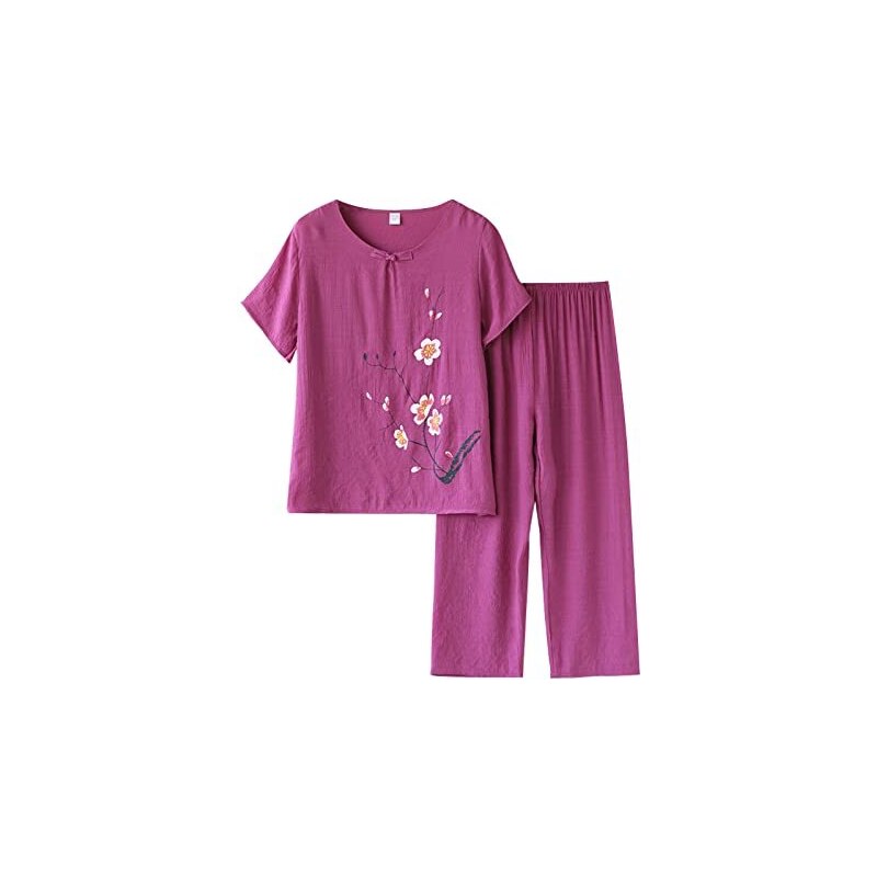 Tuta Donna Due Pezzi In Cotone E Spandex - Comoda E Casual Per Casa E Sport