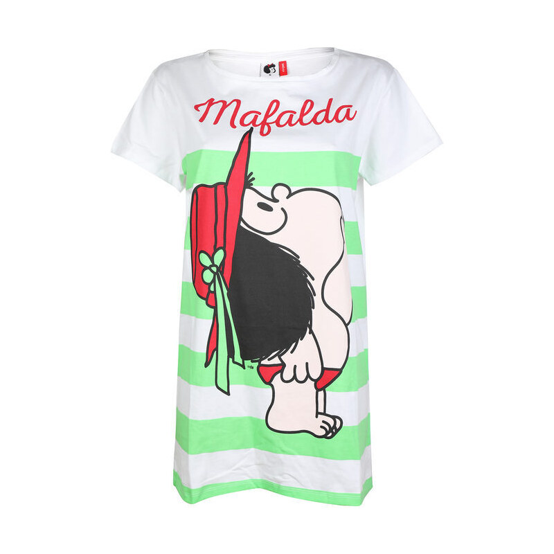 Sabor Mafalda e Snoopy Maxi T-shirt Donna Manica Corta