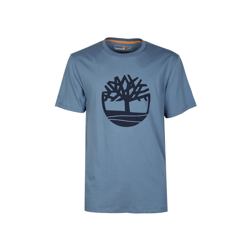 Timberland T-shirt Girocollo Manica Corta Uomo Blu Taglia Xxl