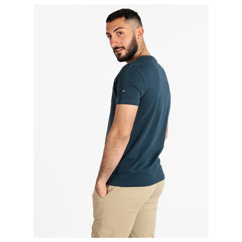 Renato Balestra T-shirt Girocollo Da Uomo In Cotone Manica Corta Blu Taglia L