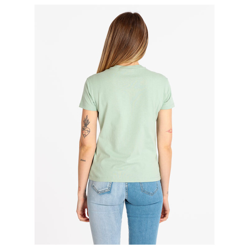 Napapijri S Morgex W Ss T-shirt Donna Manica Corta Verde Taglia Xl