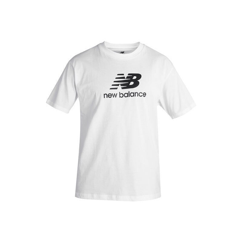 New Balance Mt31541wt T-shirt Manica Corta Uomo Con Scritta Bianco Taglia L