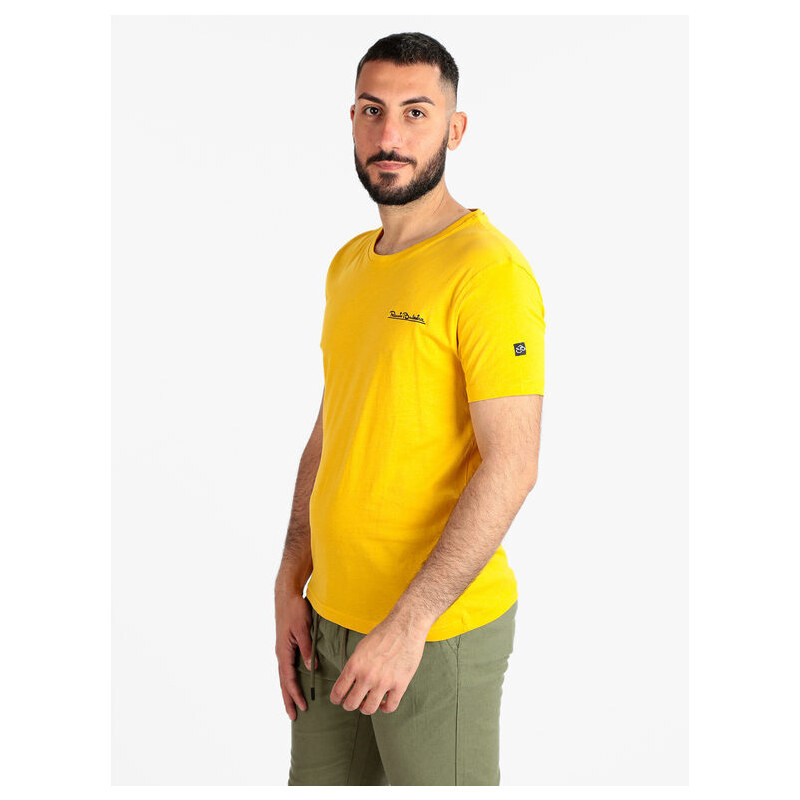 Renato Balestra T-shirt Uomo Manica Corta In Cotone Oro Taglia Xl