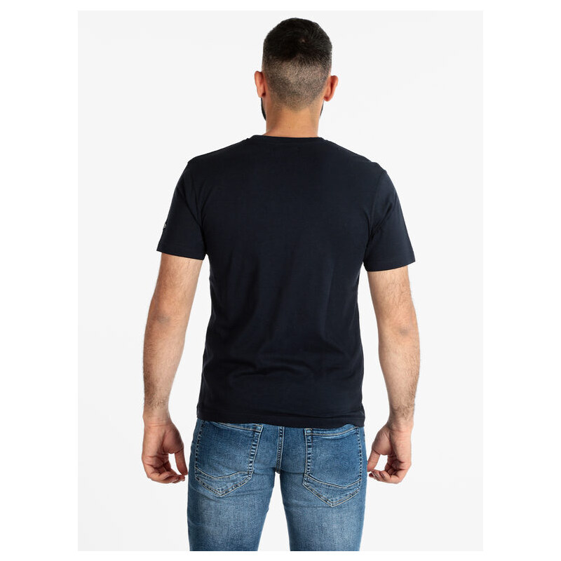 Renato Balestra T-shirt Uomo In Cotone Con Stampa Manica Corta Blu Taglia L