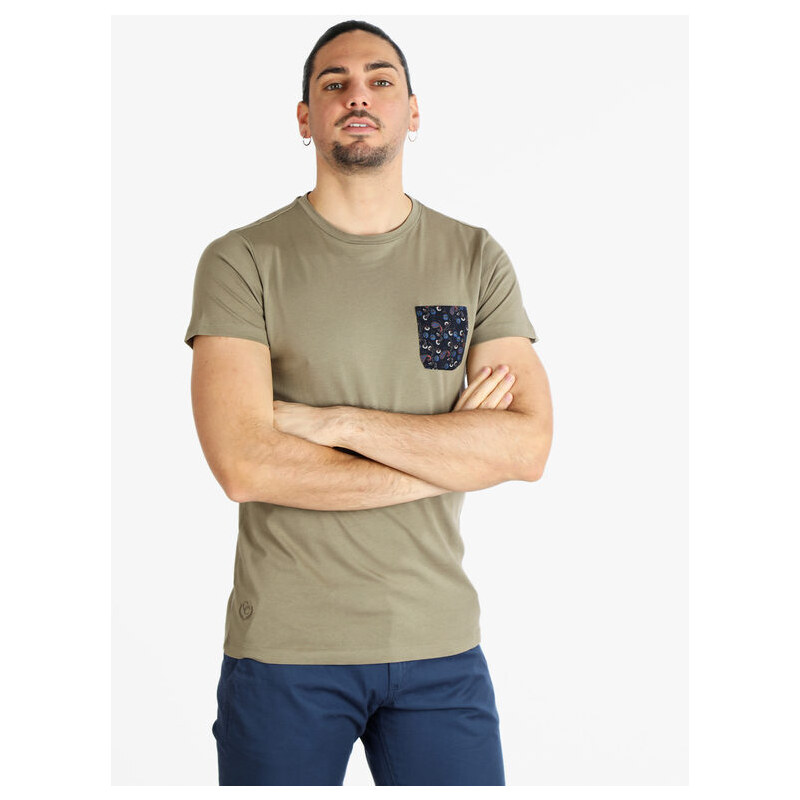 Coveri Collection T-shirt Manica Corta Uomo Con Taschino Verde Taglia Xxl