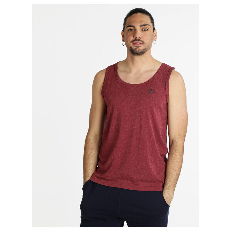 Coveri Collection Canotta In Cotone Da Uomo T-shirt Manica Corta Rosso  Taglia Xl 