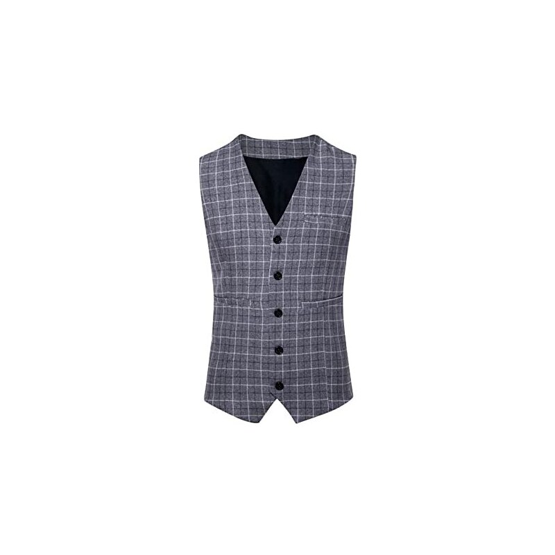 Bollrllr 2023 Gilet in maglia da uomo in cashmere con scollo a V, Light