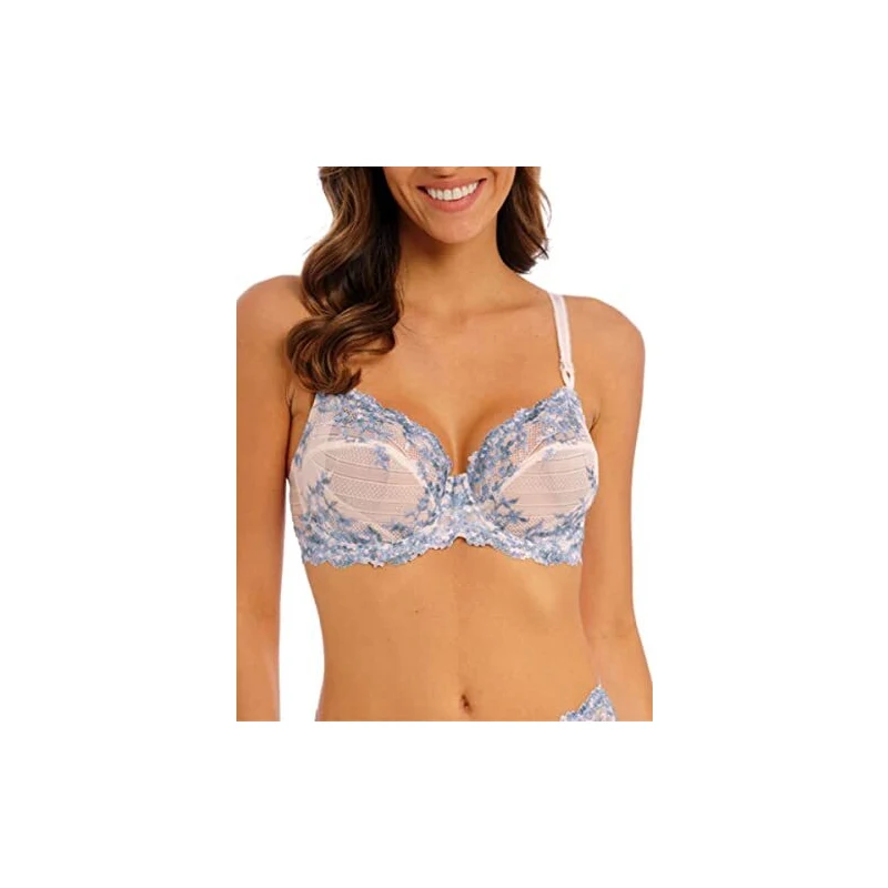 Wacoal La Femme Reggiseno T-Shirt Con Ferretto E Ricamo | Coppe Modellate Senza Cuciture | Colore Bluestone | Taglia 2C Donna - 5
