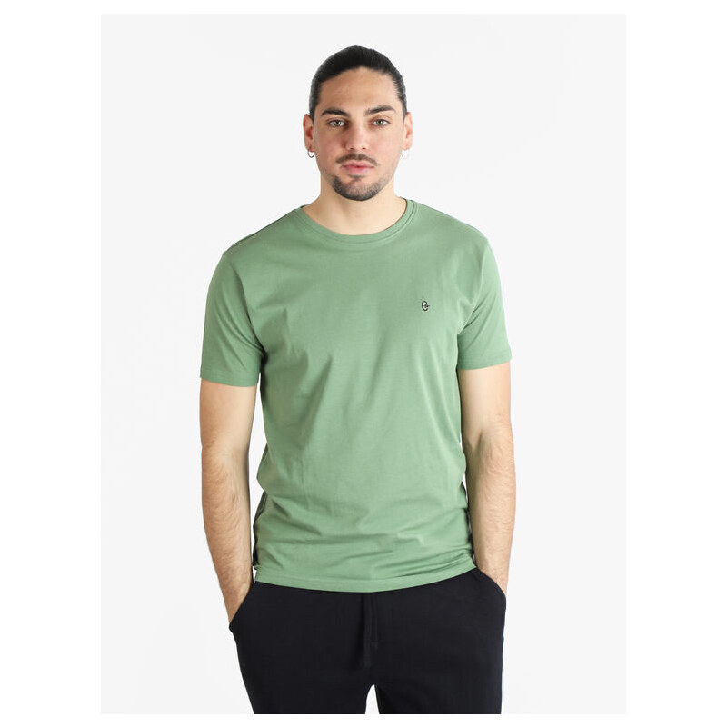 Coveri Moving Black Cotton Men's T-Shirt