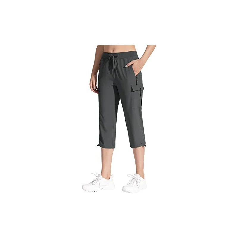 MOCOLY Pantaloni Trekking Traspiranti Leggeri 3/4 Donna Pantaloni