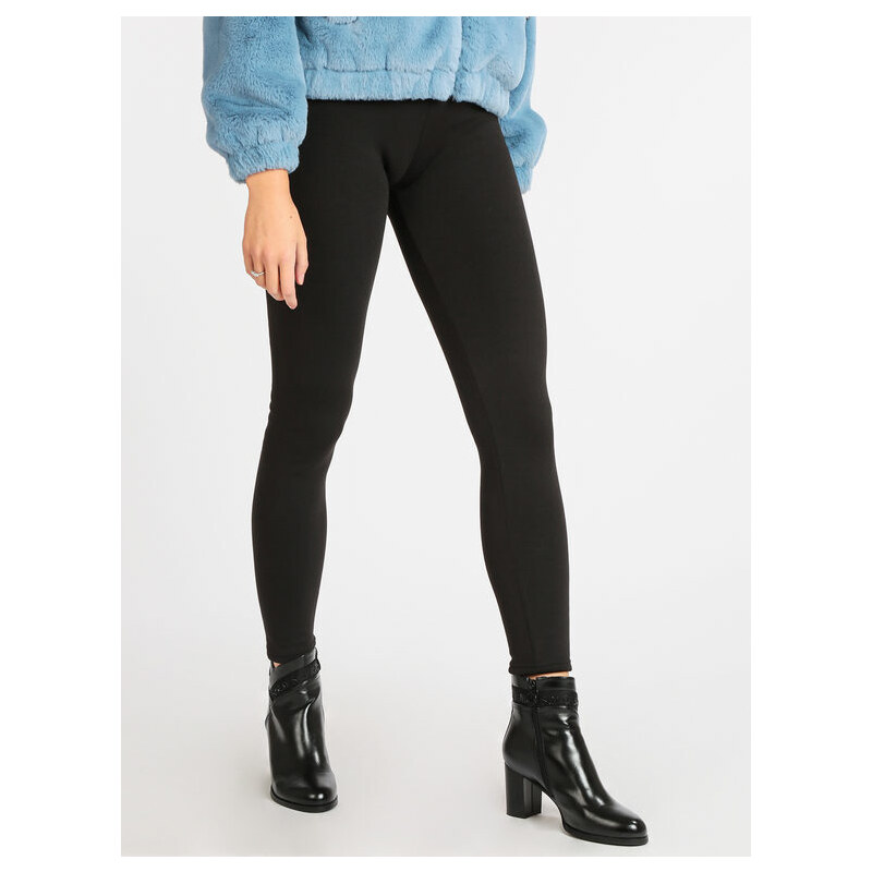 Gladys Leggings Da Donna Interno Imbottito Nero Taglia L/xl